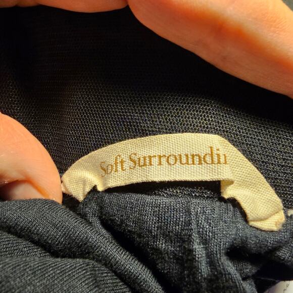 Soft Surroundings PL Boho Patchwork Maxi Skirt Rayon India Gypsy Cottagecore Fal - Picture 11 of 11